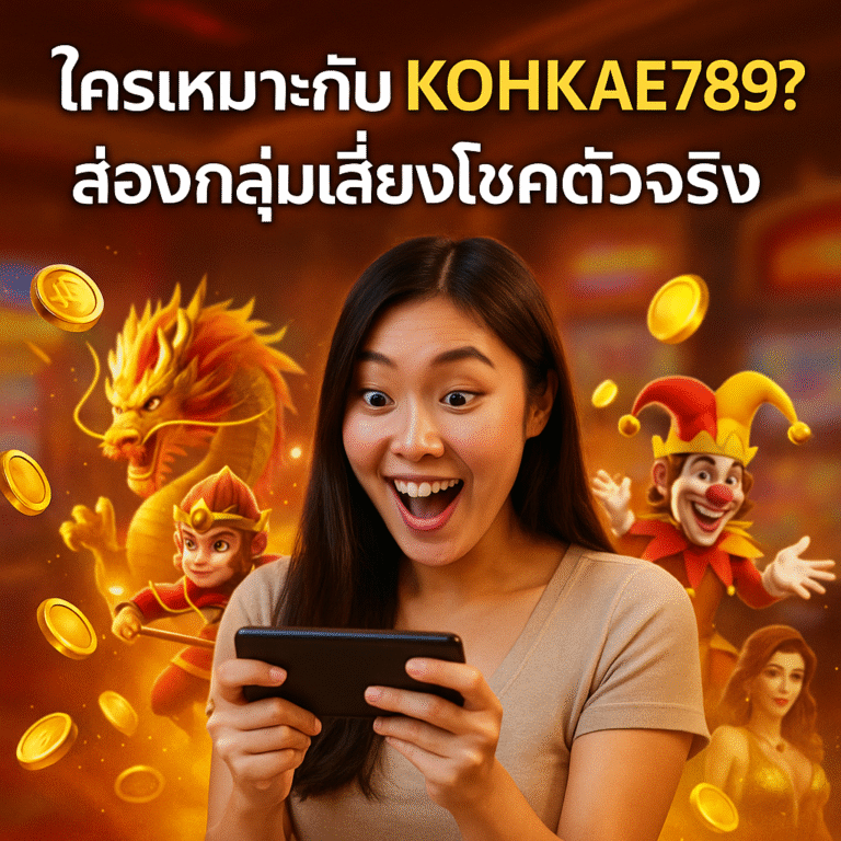 ใครเหมาะกับ KOHKAE789? ส่องกลุ่มเสี่ยงโชคตัวจริงใครเหมาะกับ KOHKAE789? ส่องกลุ่มเสี่ยงโชคตัวจริง