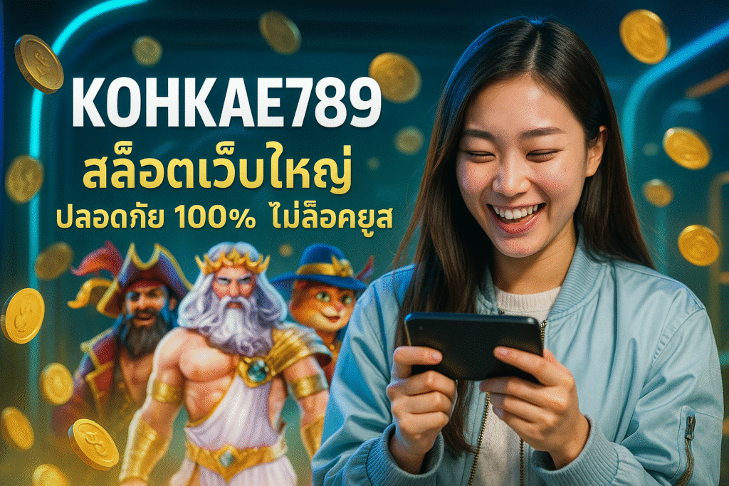 KOHKAE789 สล็อตเว็บใหญ่ ปลอดภัย 100% ไม่ล็อคยูส