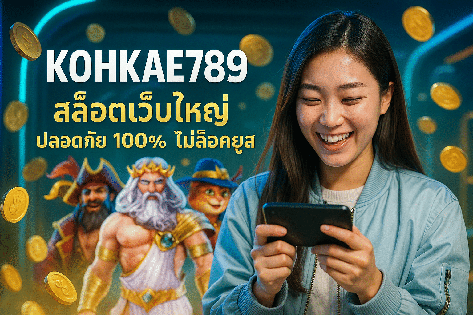 KOHKAE789 สล็อตเว็บใหญ่ ปลอดภัย 100% ไม่ล็อคยูส