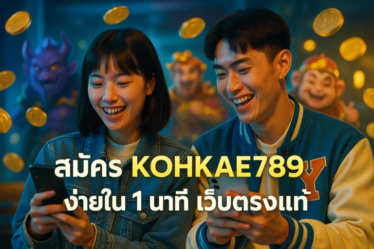สมัคร KOHKAE789 ง่ายใน 1 นาที เว็บตรงแท้