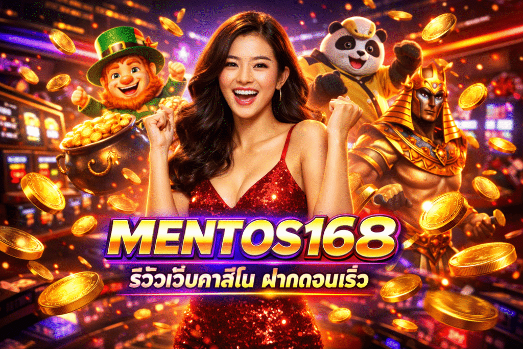 MENTOS168 รีวิวเว็บคาสิโน ฝากถอนเร็ว