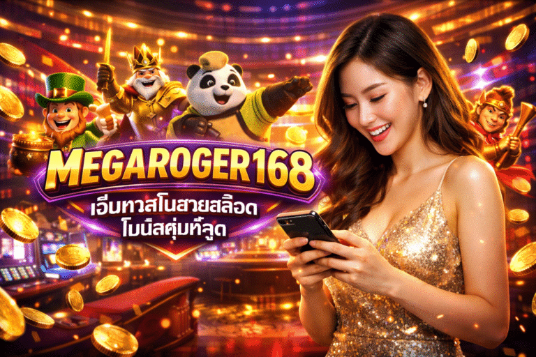 MEGAROGER168 เว็บคาสิโนสายสล็อต โบนัสคุ้มที่สุด